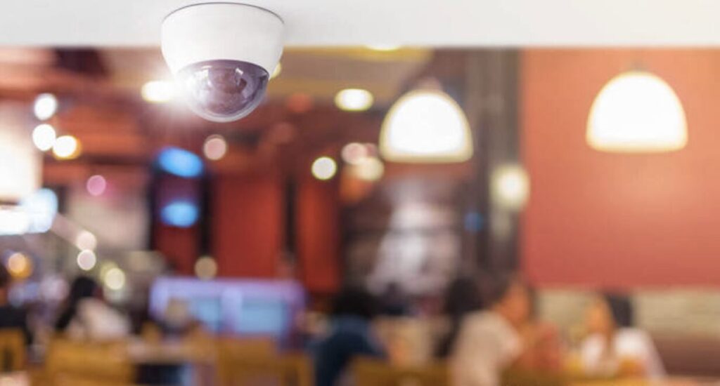 [Image of Commercial Security Monitoring Interface]